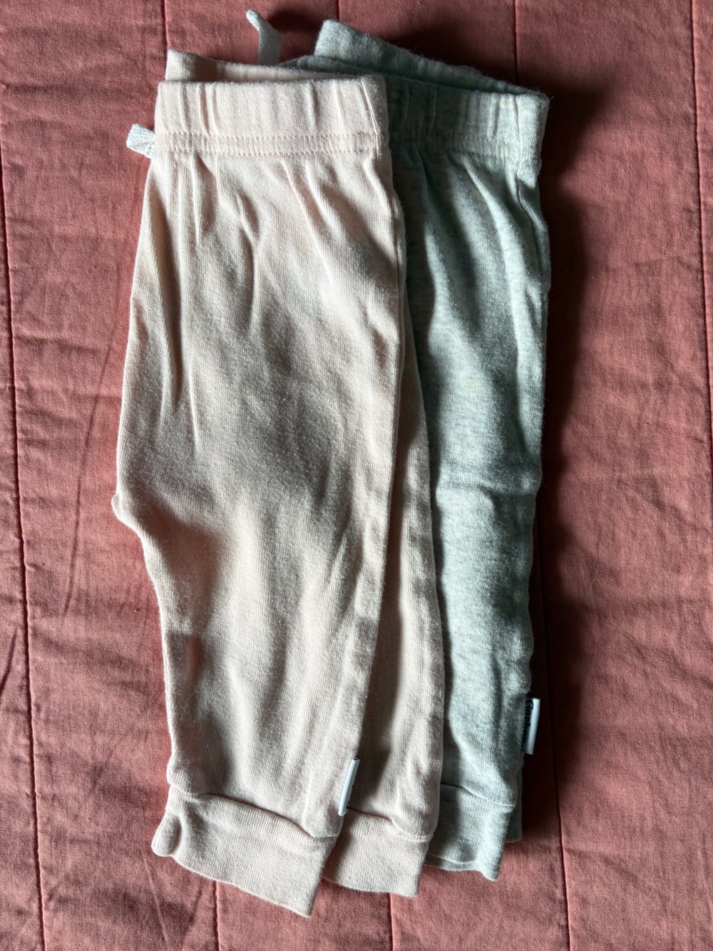 Gerber Pink & Cream Baby Leggings Set